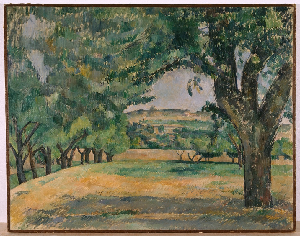 Paul Cézanne - The Neighborhood of Jas de Bouffan