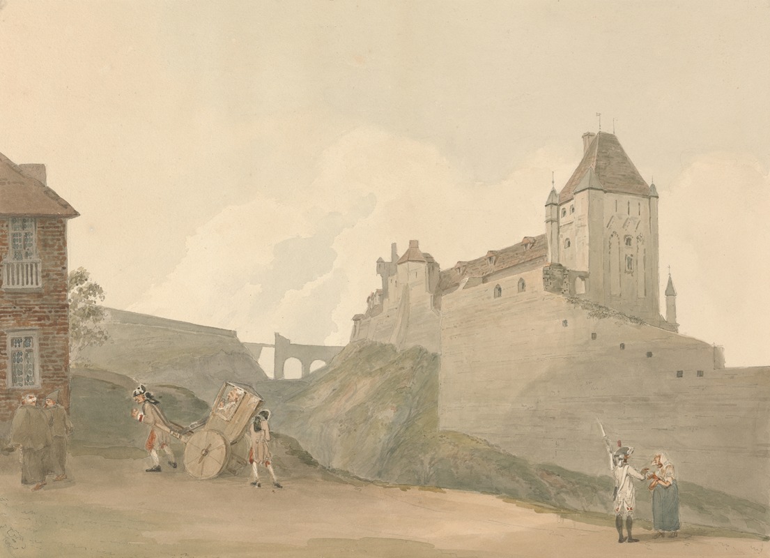 Samuel Davis - Castle at Dieppe, Normandy