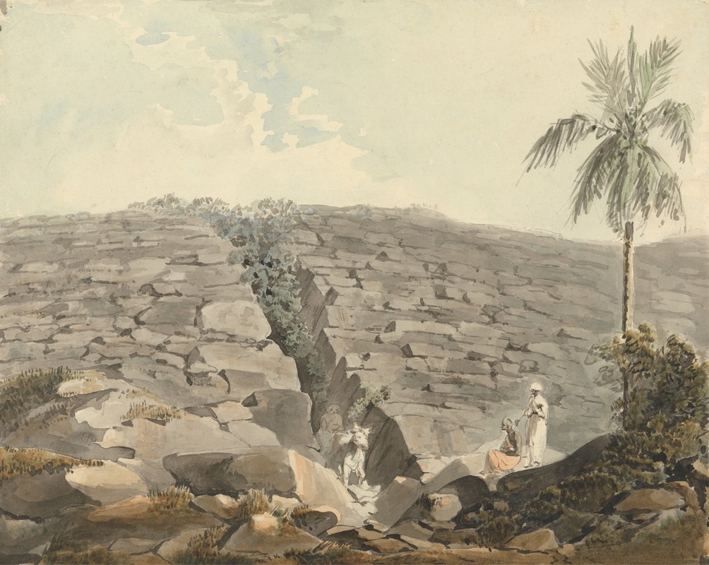 Samuel Davis - Cleft in a Formation of Rocks