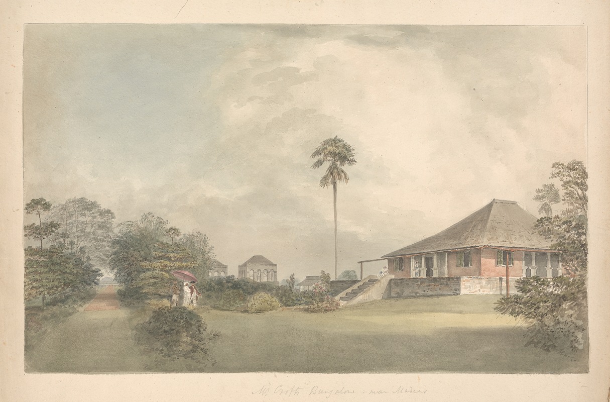 Samuel Davis - Mr. Croft’s bungalow, Near Madras