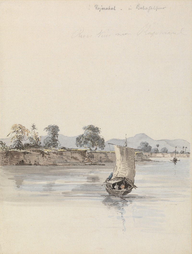 Samuel Davis - River View near Rajmahal