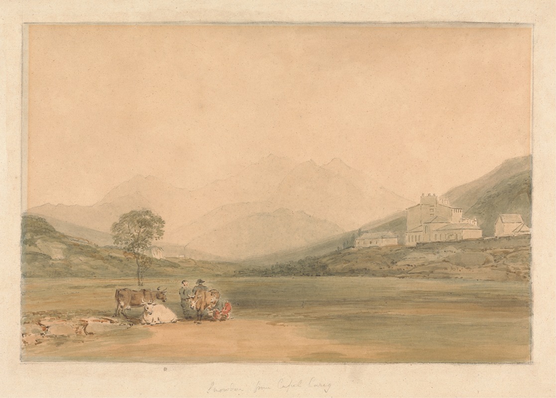 Samuel Davis - Snowdon from Capel Curig