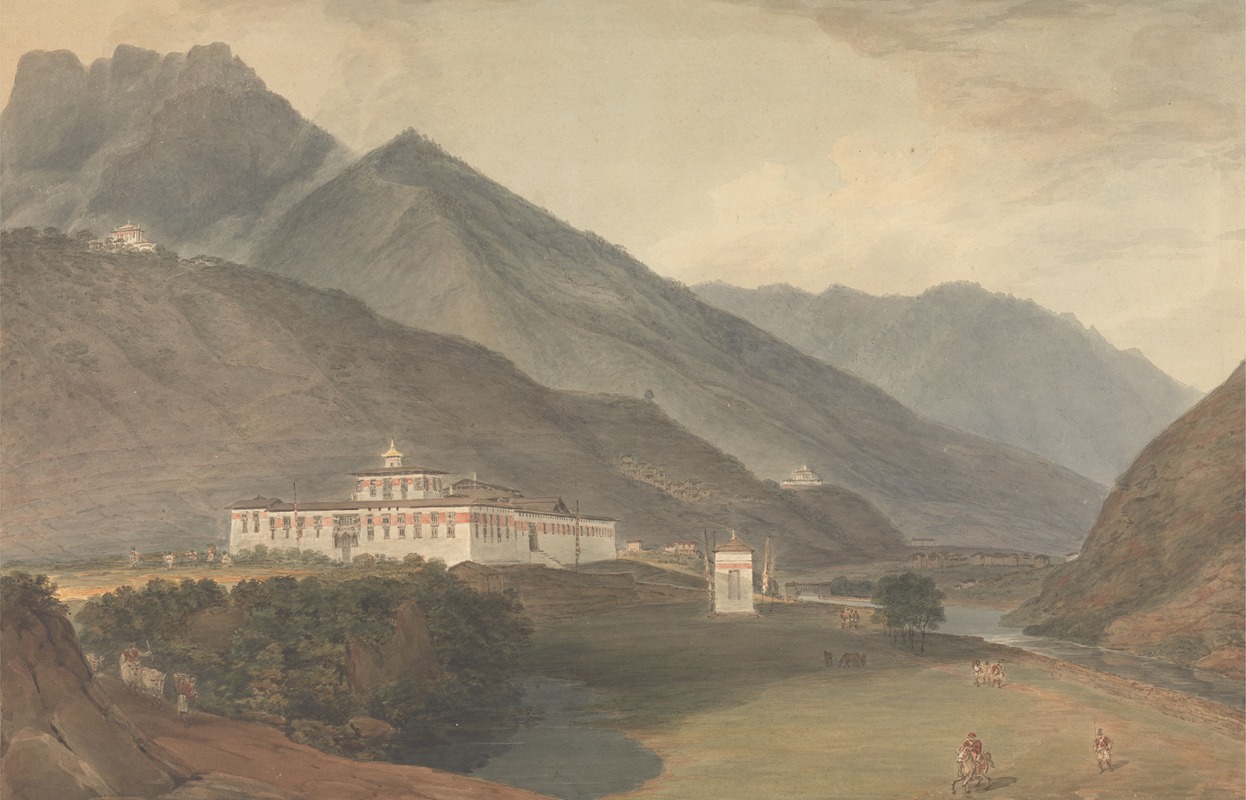 Samuel Davis - The Palace of the Deib Rajan at Tassisudon