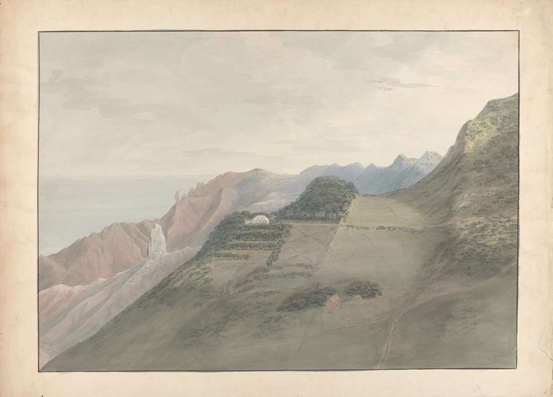 Samuel Davis - View in St. Helena