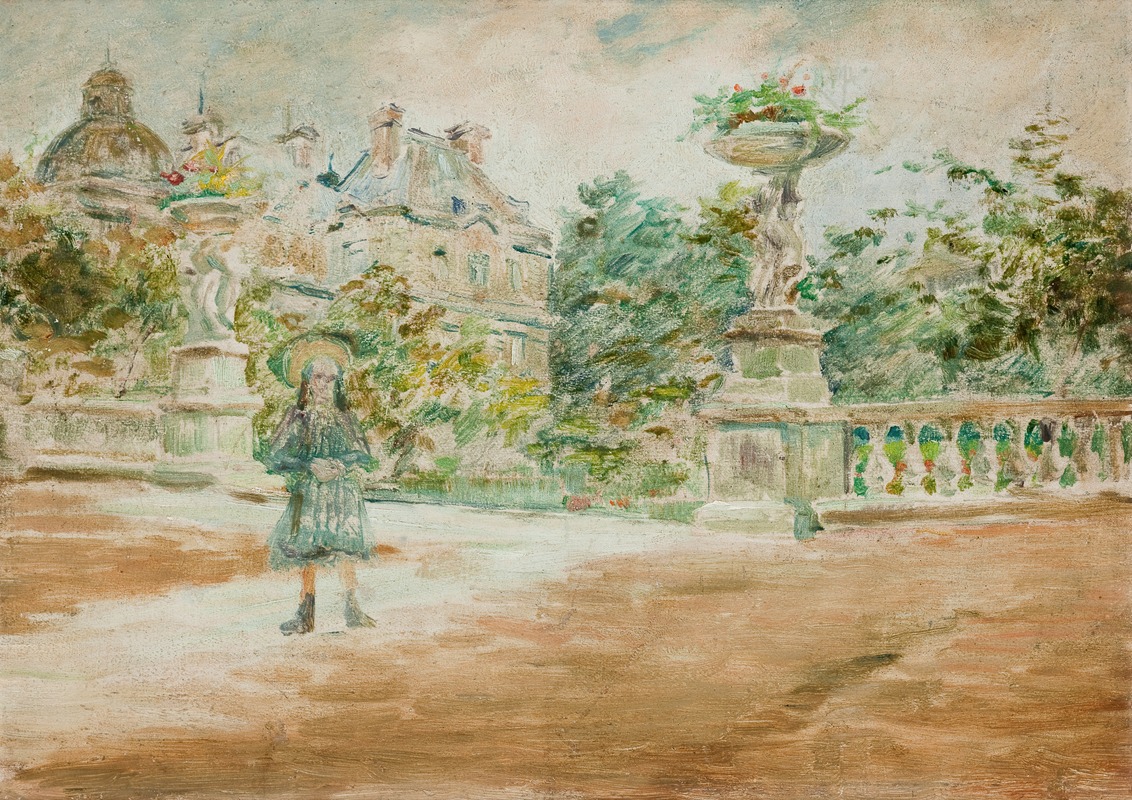 Stanisław Wyspiański - The Luxembourg Garden in Paris