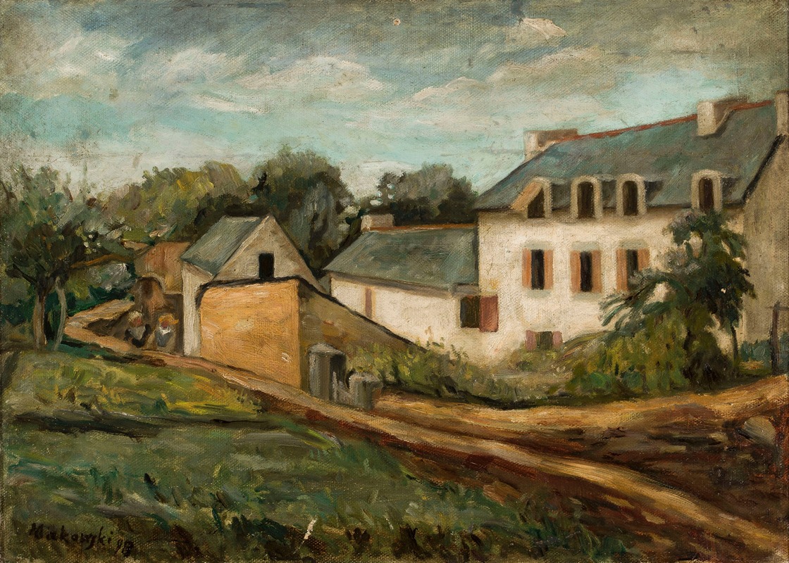 Tadeusz Makowski - Landscape from Le Pouldu