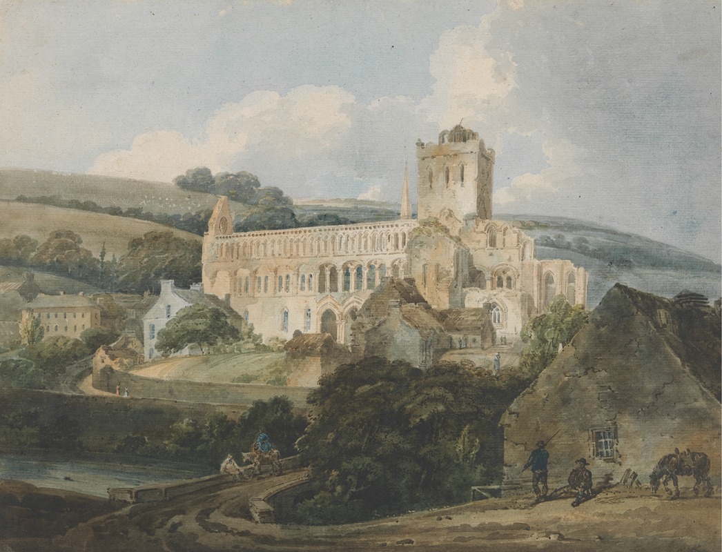 Thomas Girtin - Jedburgh Abbey from the South East