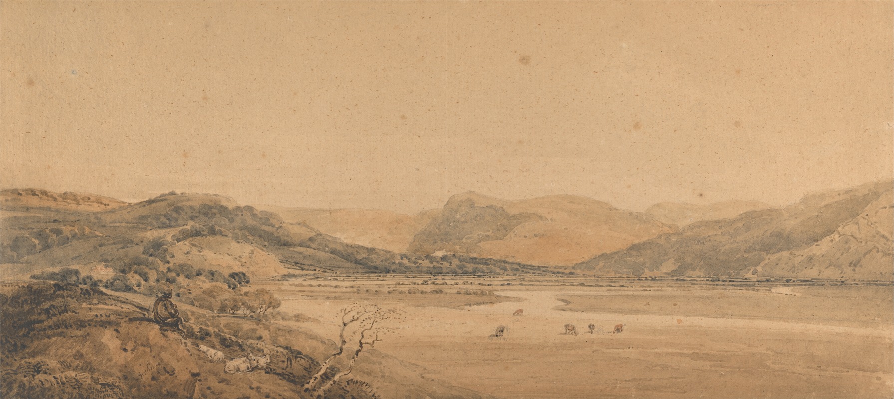 Thomas Girtin - Valley of the Conway