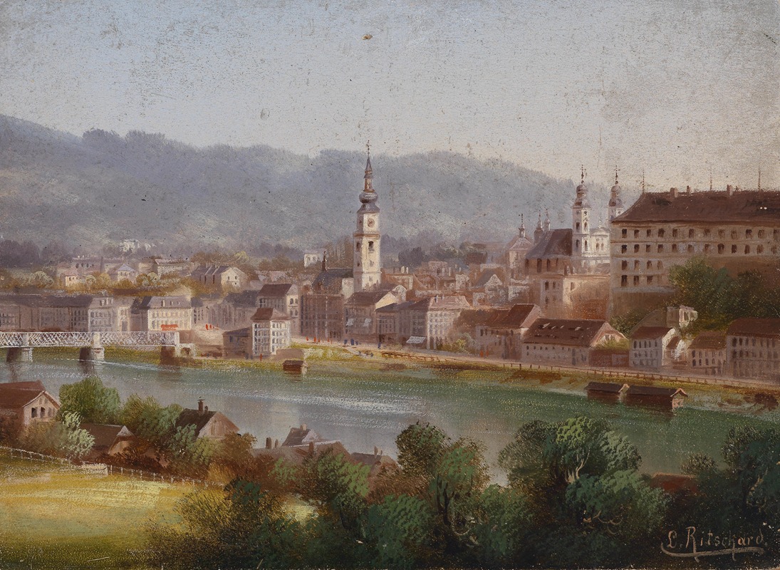Hubert Sattler - Blick auf Linz