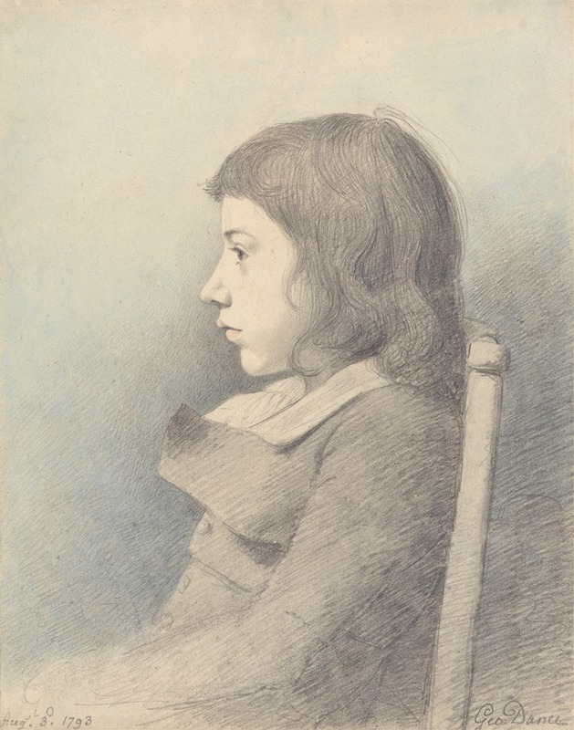 George Dance - Portrait of a Boy