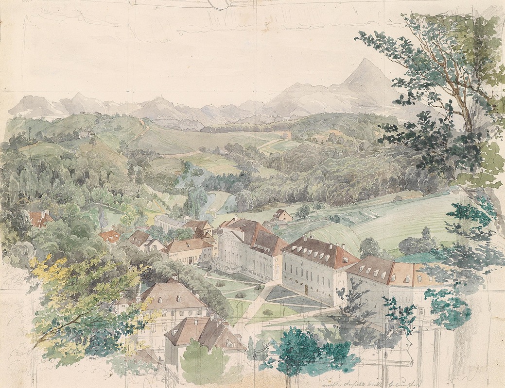 Johann Nepomuk Passini - Blick über Bad Rohitsch-Sauerbrunn