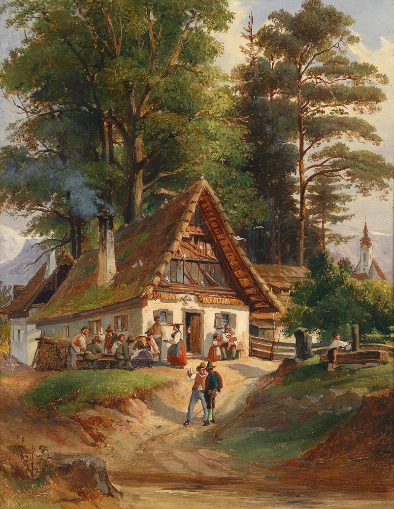 Johann Nepomuk Passini - Dorfschenke
