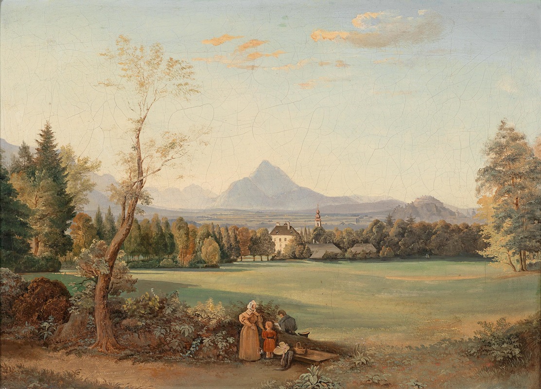 Josef Mayburger - Blick auf die Festung Hohensalzburg