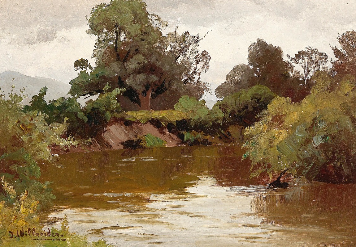 Josef Willroider - River Landscape