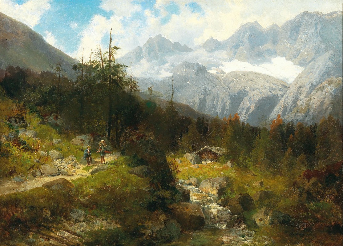 Joseph Schoyerer - Scene between Handeck and Grimsel