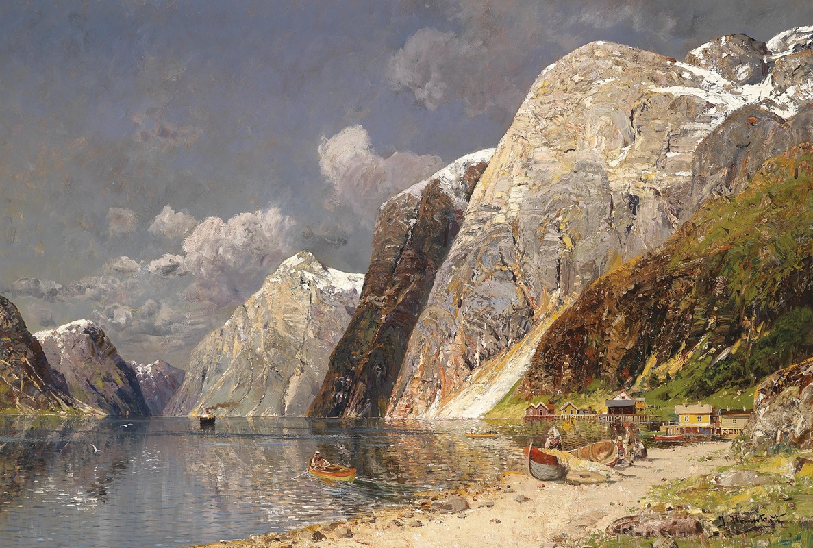 Karl Kaufmann - Grosse Fjordlandschaft