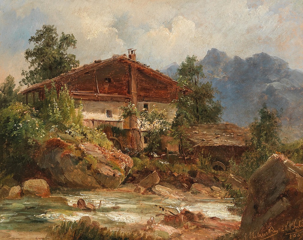 Ludwig Halauska - Landschaft in Tirol