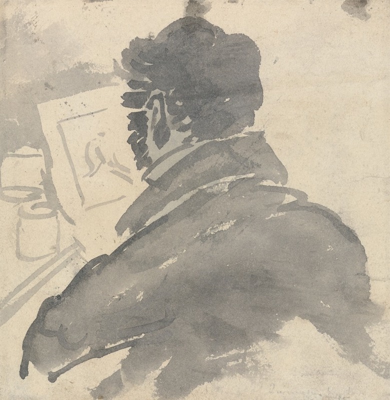 George Jones - Study of J.M.W. Turner Sketching