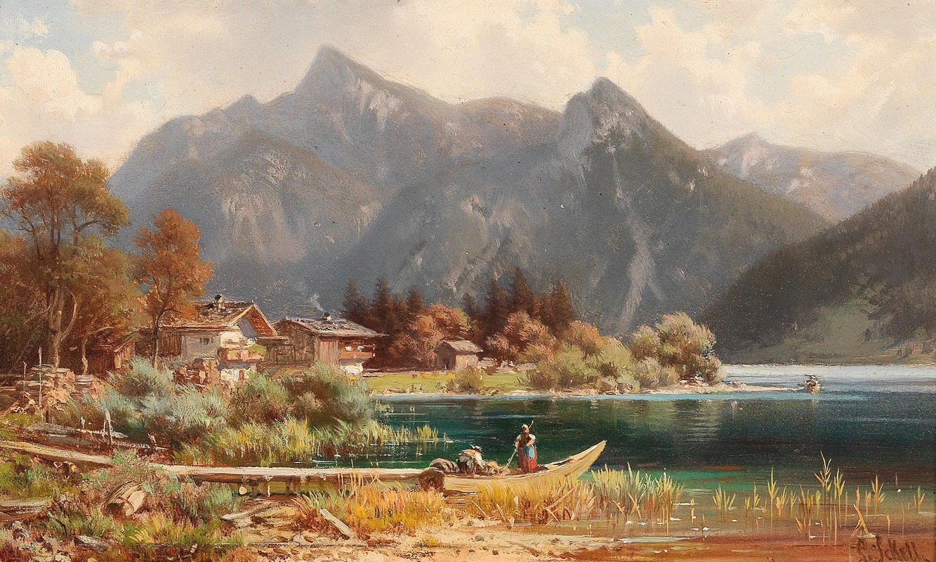 Ludwig Sckell - Summer on Schliersee