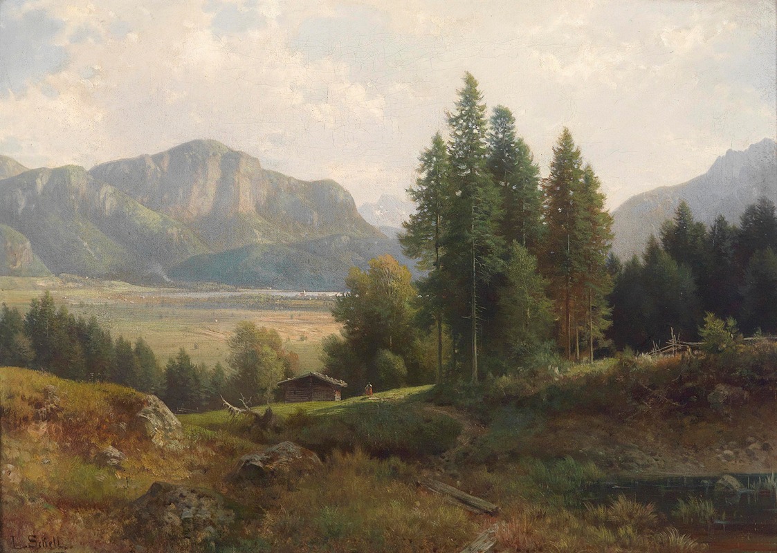 Ludwig Sckell - Partie am Kochelsee