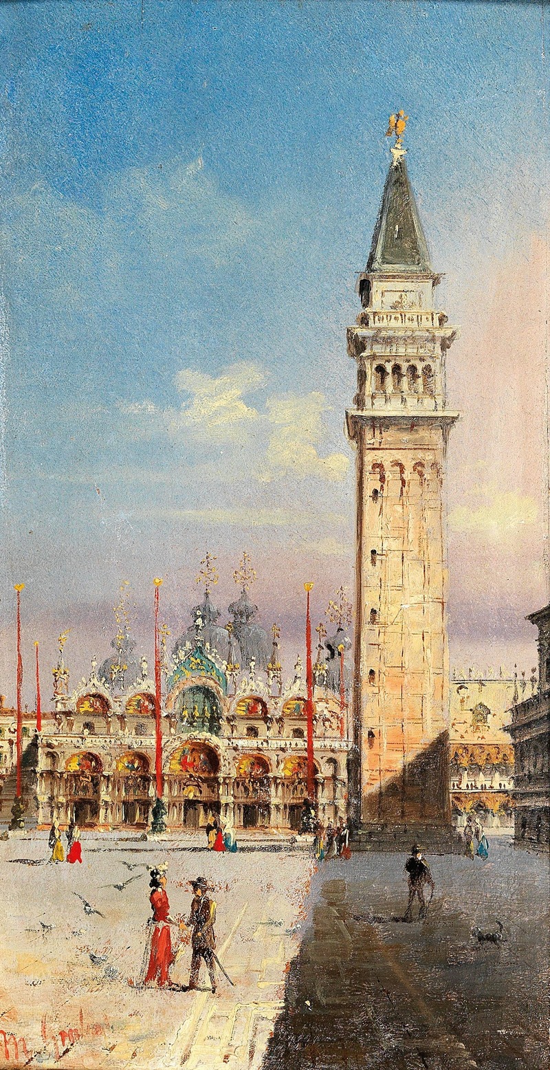 Marco Grubacs - Venedig, Blick auf den Markusdom