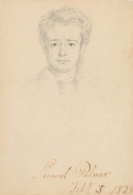 George Richmond - Portrait of Samuel Palmer, February 5, 1828