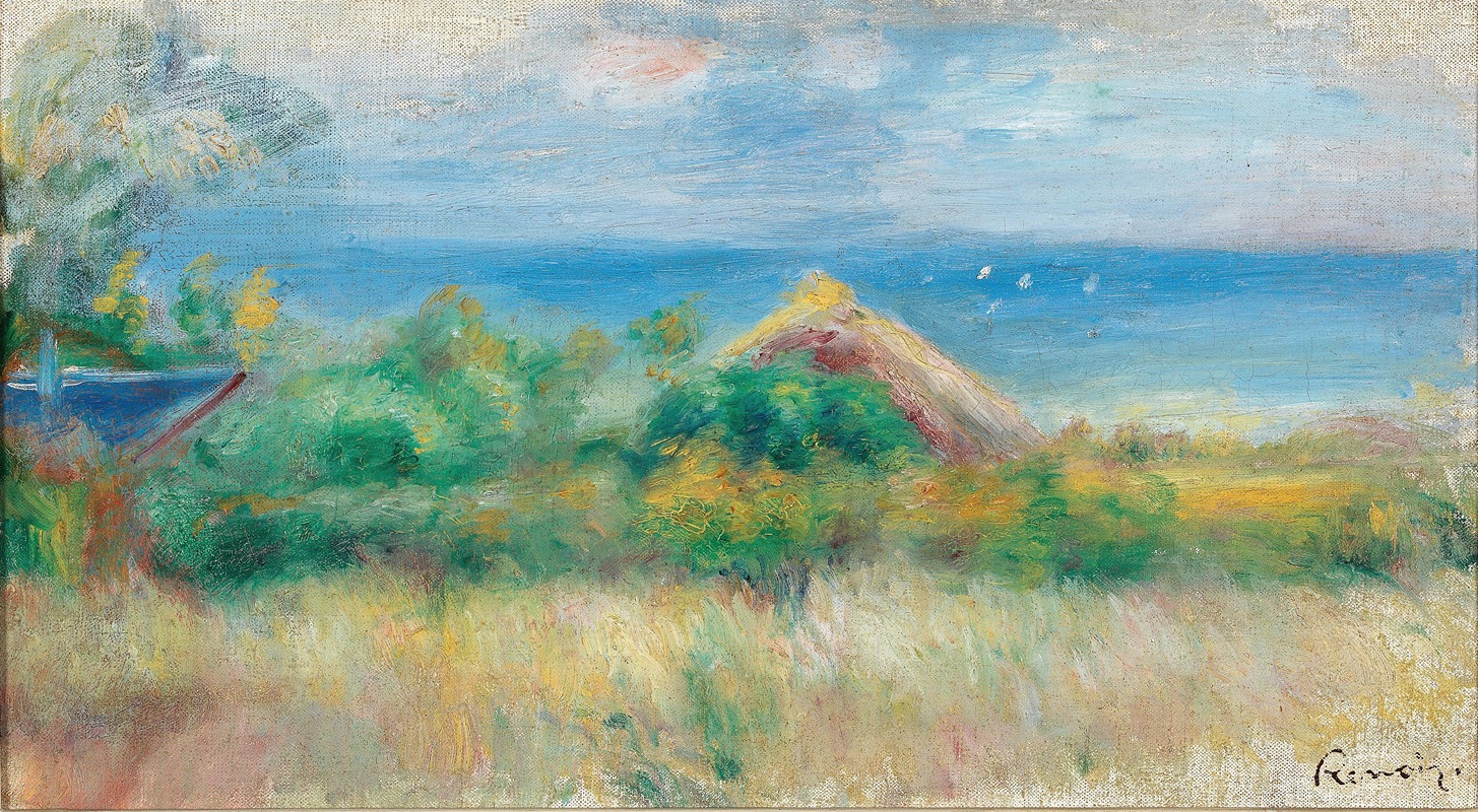 Pierre-Auguste Renoir - Paysage avec fond de mer