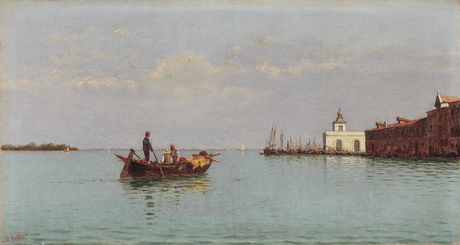 Pietro Galter - Blick auf die Punta della Dogana