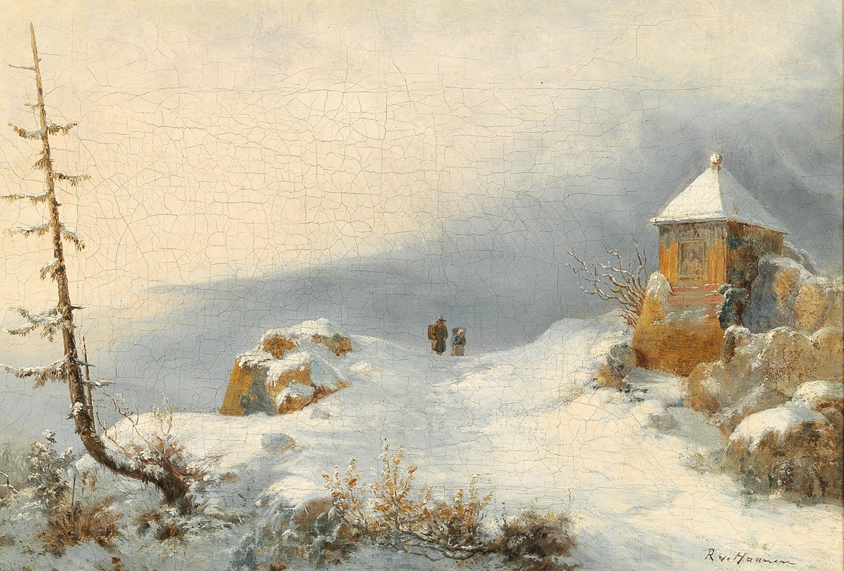 Remigius Adrianus van Haanen - Winter Landscape