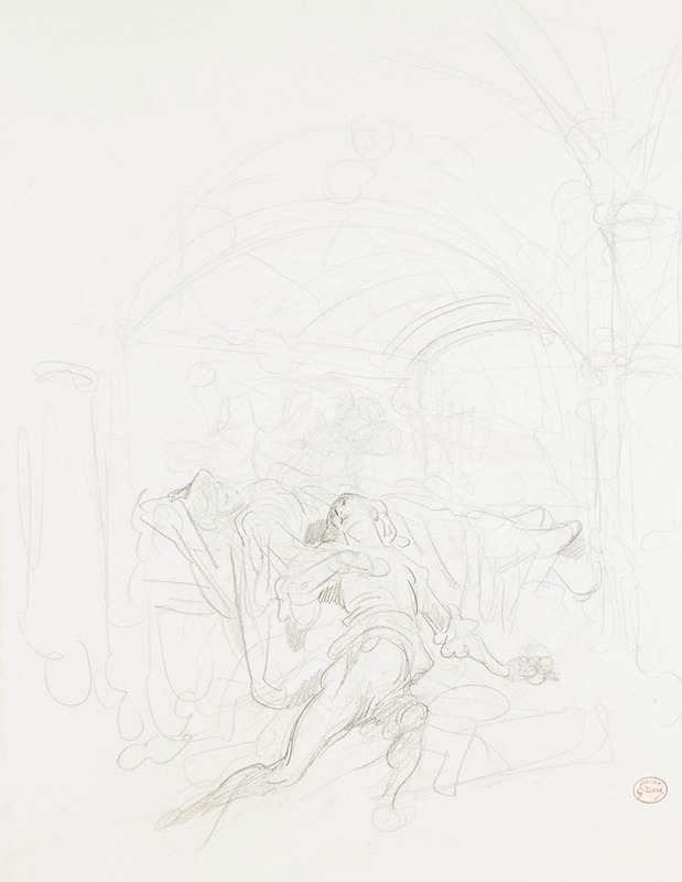 Gustave Doré - Death of Romeo by Juliet’s bier