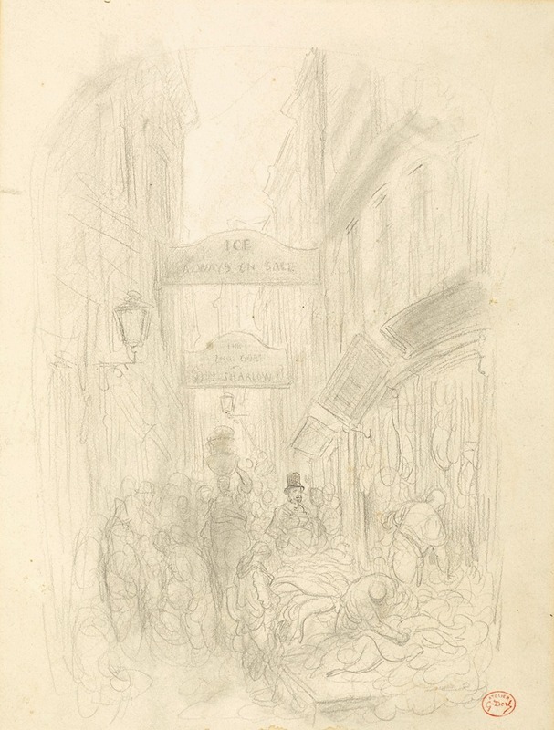 Gustave Doré - London Street Scene