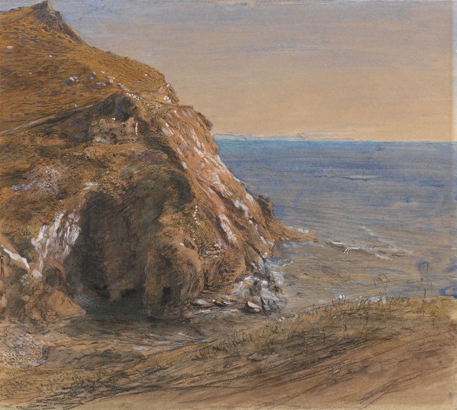Samuel Palmer - The Rock Slip near Boscastle
