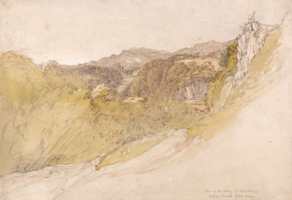 Samuel Palmer - The Valley of Dolwyddelan