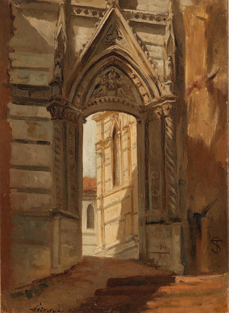 Telemaco Signorini - The Cathedral at Siena