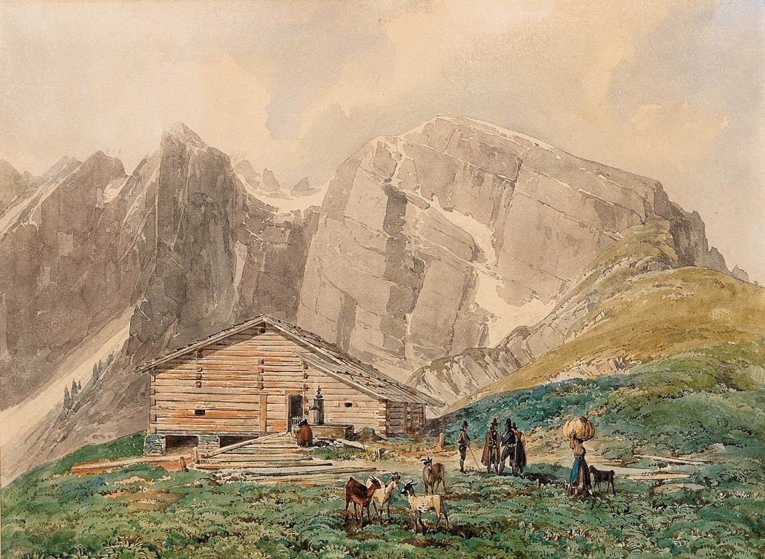 Thomas Ender - St. Petersberg fortress near Silz in the Tyrol