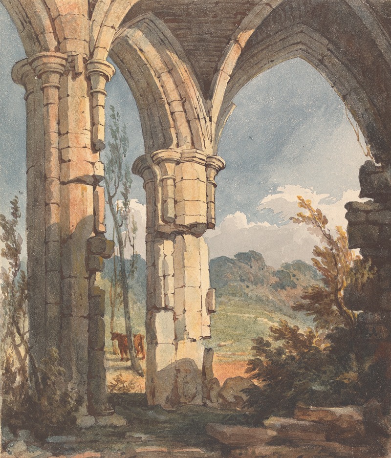 Thomas Sully - Landscape Looking Through Ruined Archway