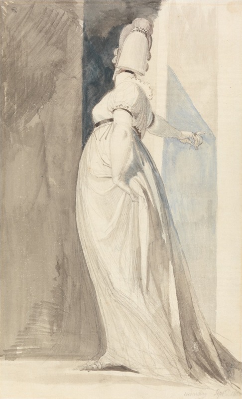 Henry Fuseli - Back View of a Standing Female, Called Mrs. Fuseli