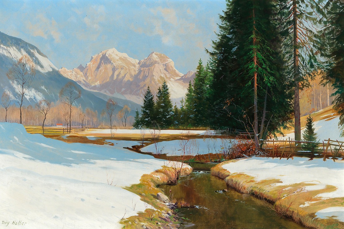 Toni Haller - Salzburger Alps-View of the Hoher Göll