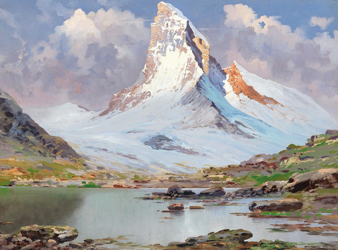 Toni Haller - View of the Matterhorn
