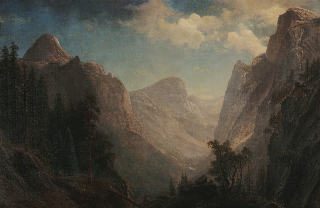 Albert Bierstadt - View in the Yosemite Valley