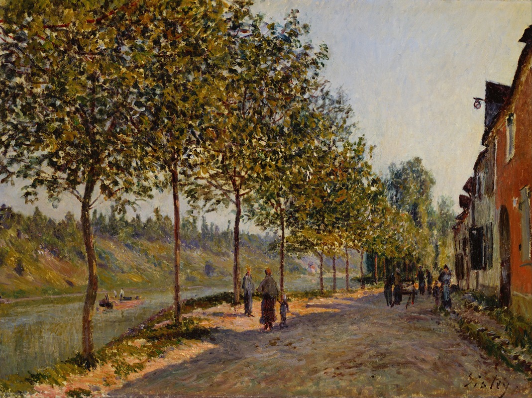 Alfred Sisley - June Morning in Saint-Mammès