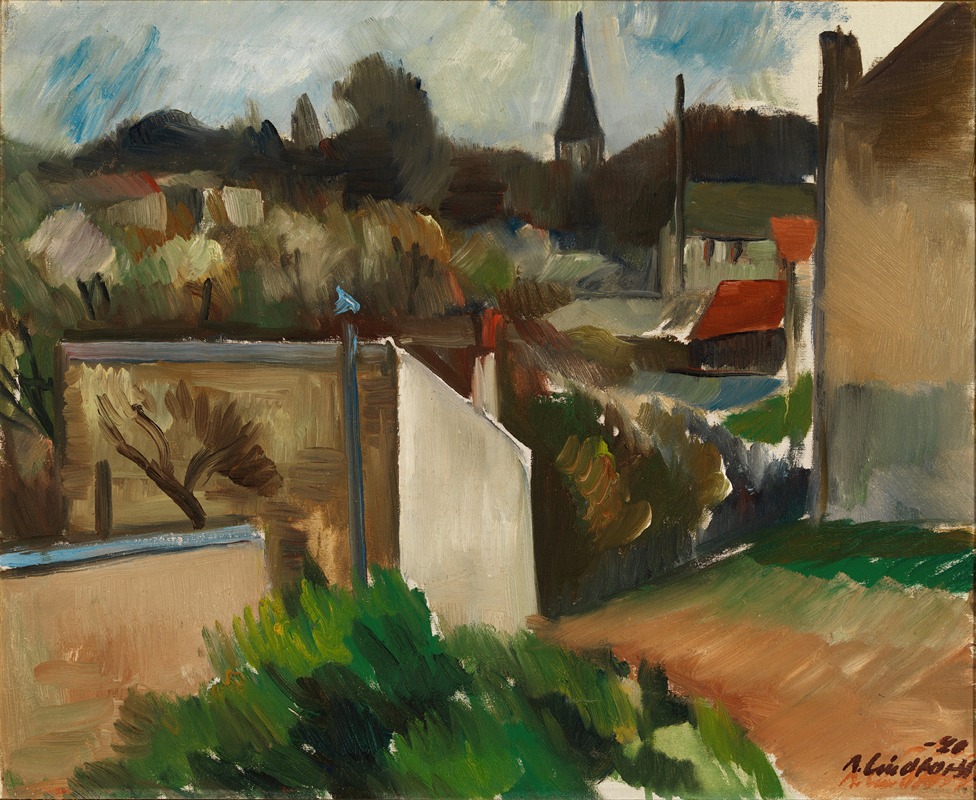 Anton Lindforss - Town view, France