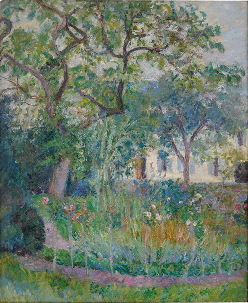Blanche Hoschedé-Monet - Un Coin de jardin
