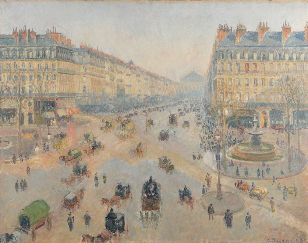 Camille Pissarro - L’Avenue de l’Opéra