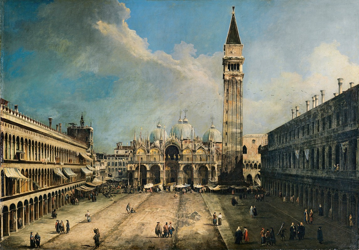 Canaletto - The Piazza San Marco in Venice