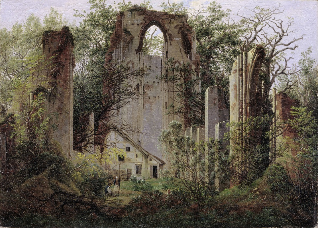 Caspar David Friedrich - Monastery ruin Eldena