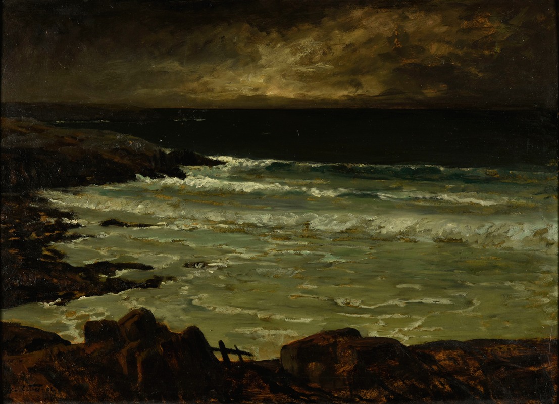 Charles Cottet - Temps d’orage sur la mer