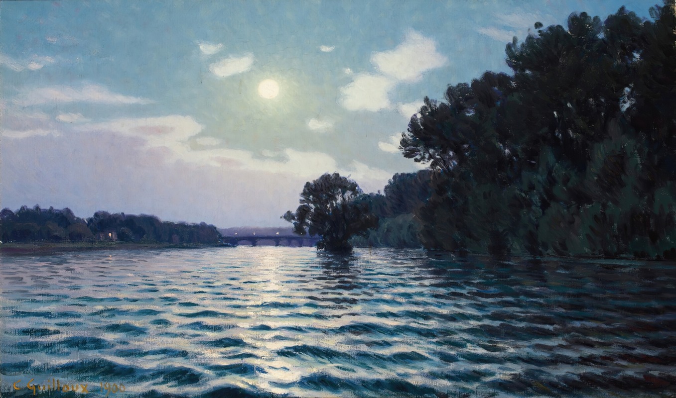 Charles Guilloux - Lever de soleil sur la Seine