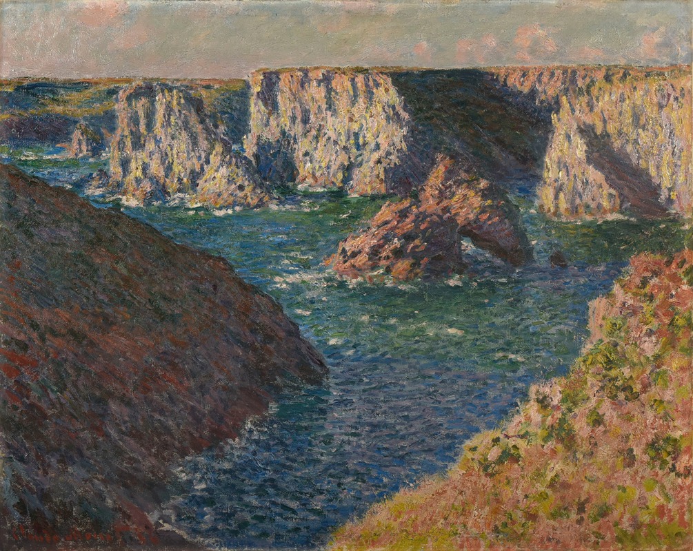 Claude Monet - Les Rochers de Belle-Ile