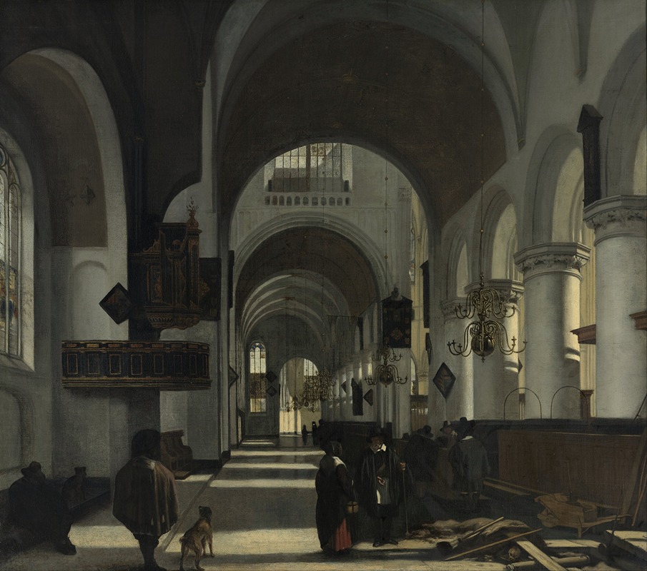 Emanuel de Witte - Interior of a Church